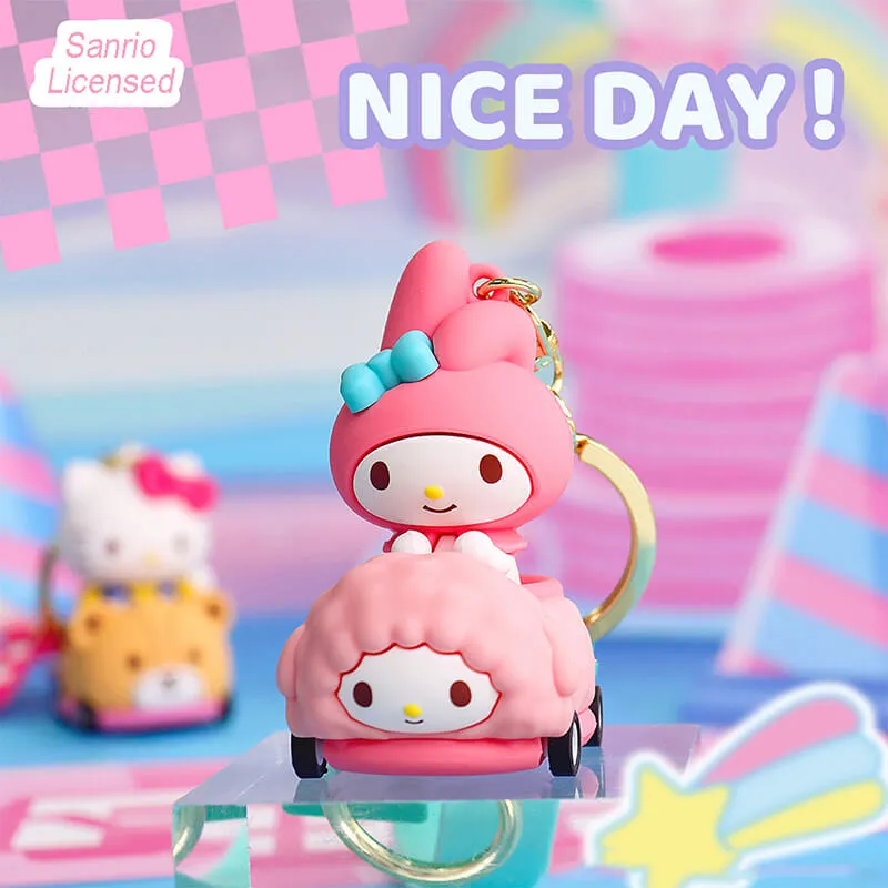 Sanrio Friends Car Keychain with Wrist Lanyard