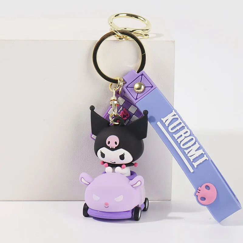 Sanrio Friends Car Keychain with Wrist Lanyard