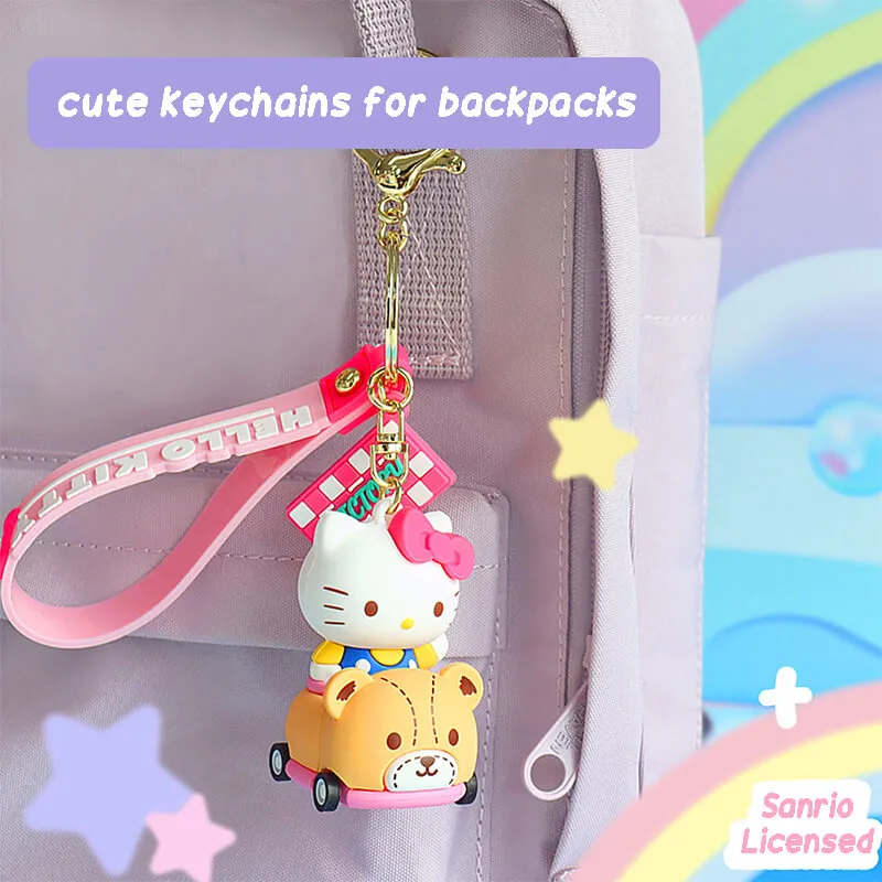 Sanrio Friends Car Keychain with Wrist Lanyard