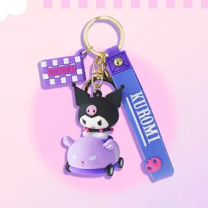 Sanrio Friends Car Keychain with Wrist Lanyard