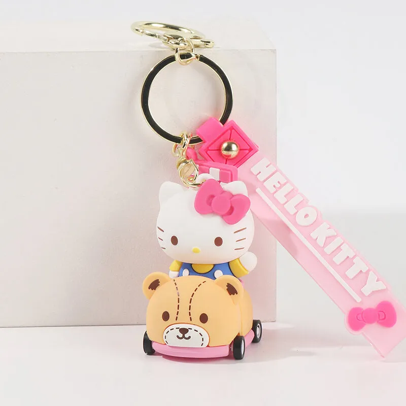 Sanrio Friends Car Keychain with Wrist Lanyard