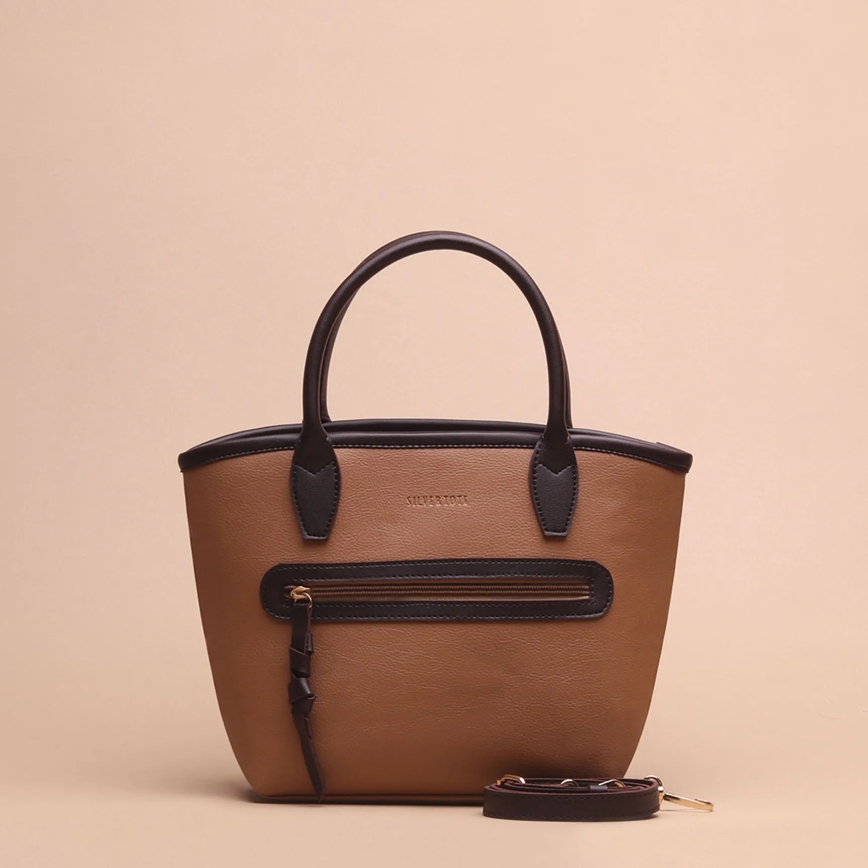Silvertote Tas Tangan Wanita Zoe Handbag Brown