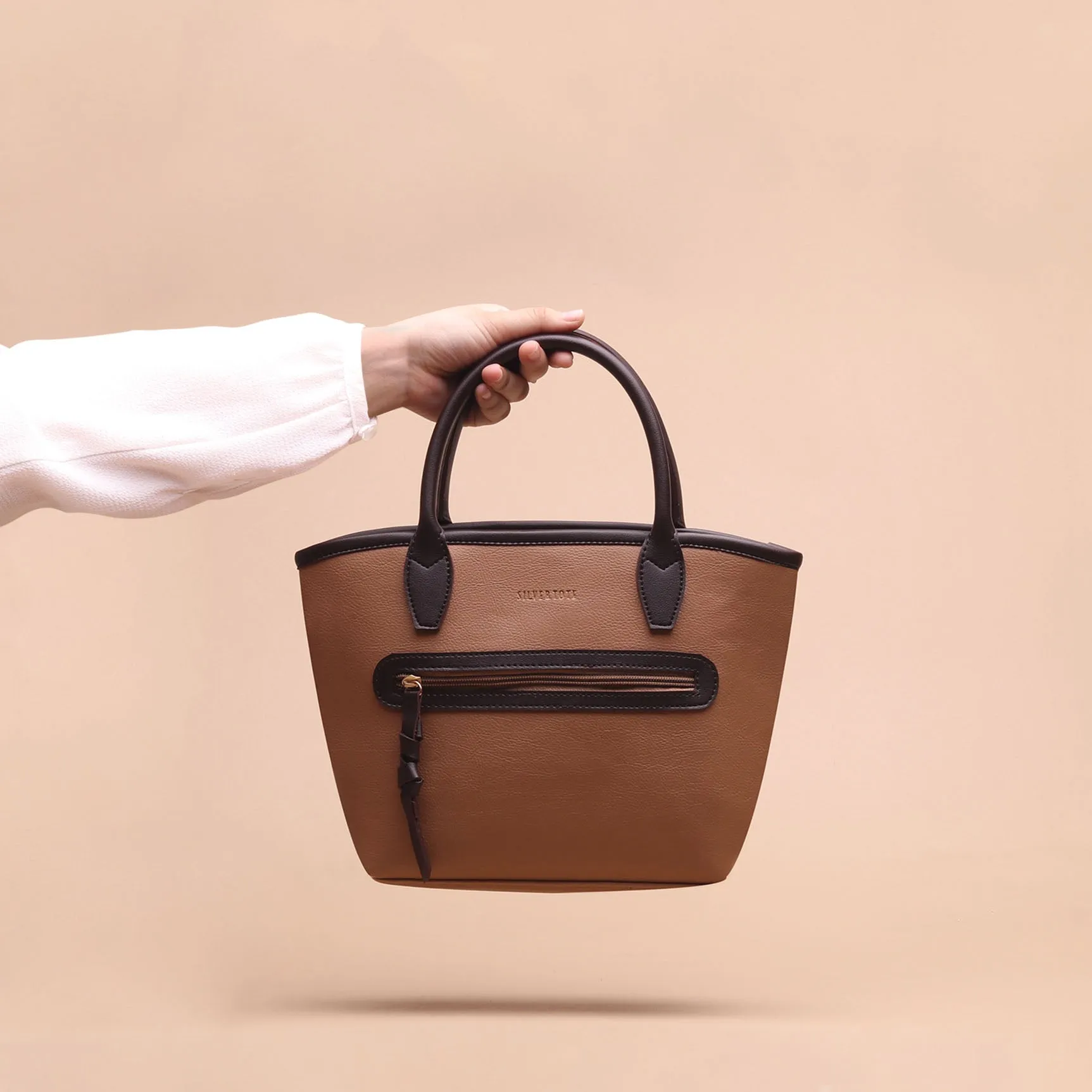 Silvertote Tas Tangan Wanita Zoe Handbag Brown