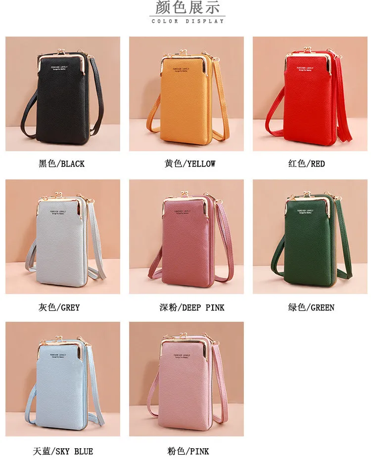 Small Crossbody Bags Women Mini Leather Shoulder Messenger Bag Clutch