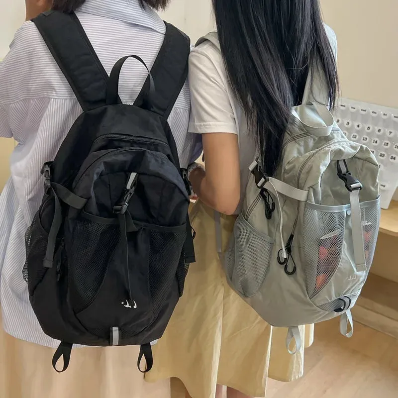 UAKISS  -  Women's Backpack Large Capacity Casual Mochila Versatile Daypack Female Shoulder Bag Waterproof Nylon Backpack Feminina Backpack