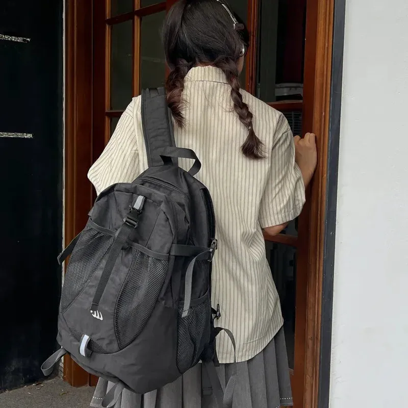 UAKISS  -  Women's Backpack Large Capacity Casual Mochila Versatile Daypack Female Shoulder Bag Waterproof Nylon Backpack Feminina Backpack