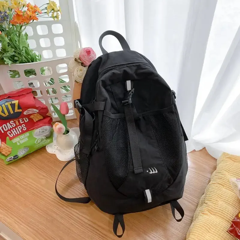 UAKISS  -  Women's Backpack Large Capacity Casual Mochila Versatile Daypack Female Shoulder Bag Waterproof Nylon Backpack Feminina Backpack