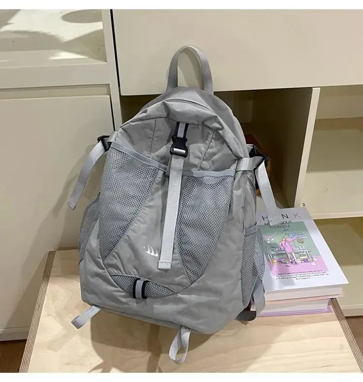 UAKISS  -  Women's Backpack Large Capacity Casual Mochila Versatile Daypack Female Shoulder Bag Waterproof Nylon Backpack Feminina Backpack
