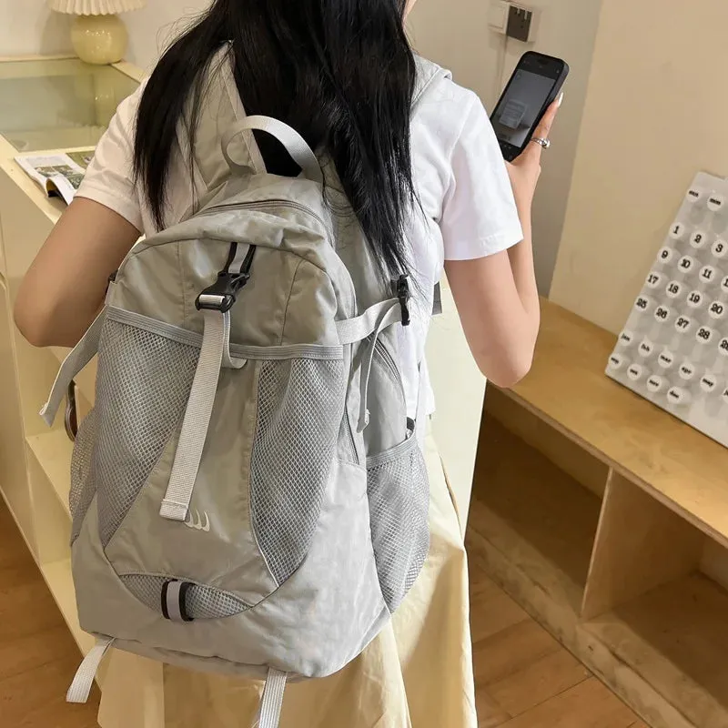 UAKISS  -  Women's Backpack Large Capacity Casual Mochila Versatile Daypack Female Shoulder Bag Waterproof Nylon Backpack Feminina Backpack